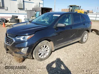 2021 Chevrolet Equinox LS z VIN 3GNAXHEVXMS146091, wystawiony jako Copart lot #55772595 z przebiegiem 53 215 mil mil oraz Szkoda całkowita • Salvage title. Historia ofert i sprzedaży dostępna na DreamBid. Obrazek 1.