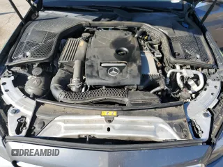 2017 Mercedes-Benz C C 300 with VIN 55SWF4JB9HU190666, listed as a Copart auction lot 43751165 with 122,002 mi miles and Salvage Title. Bid and sale history available at carsss.com. Image 12.