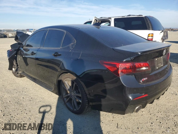 2020 Acura TLX w/A-Spec Pkg with VIN 19UUB1F63LA010597, listed as a Copart auction lot 88794355 with 0 mi miles and Salvage Title. Bid and sale history available at carsss.com. Image 2.
