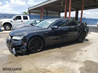 2015 Audi A7 3.0 Premium Plus with VIN WAUWGAFCXFN006717, listed as a Copart auction lot 59400784 with 68,738 mi miles and Salvage Title. Bid and sale history available at carsss.com. Image 1.
