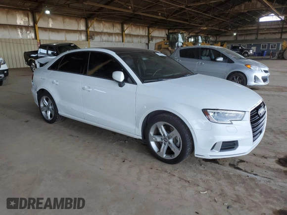2018 Audi A3 Sedan Premium with VIN WAUAUGFF2J1041493, listed as a Copart auction lot 52236515 with 58,893 mi miles and Salvage Title. Bid and sale history available at carsss.com. Image 4.