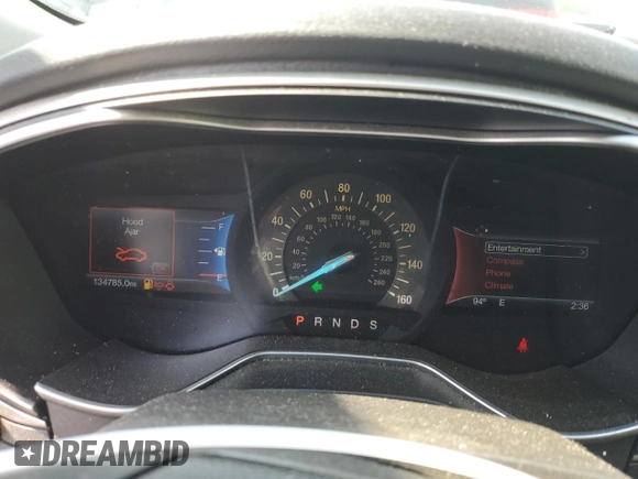 2016 Ford Fusion SE with VIN 3FA6P0HD7GR273210, listed as a Copart auction lot 60626975 with 134,785 mi miles and Salvage title. Bid and sale history available at DreamBid. Image 9.