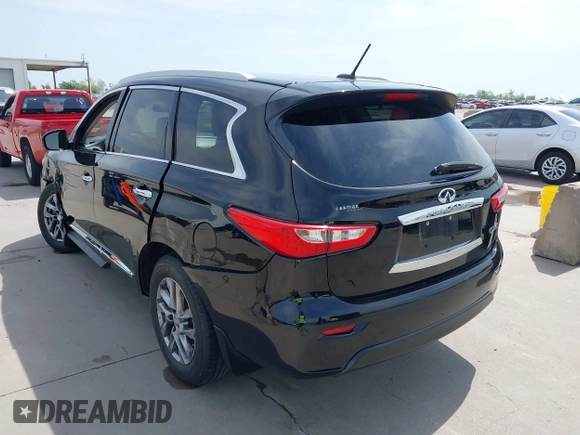 2015 Infiniti QX60 with VIN 5N1AL0MM7FC509756, listed as a IAAI auction lot 42024707 with 167,511 mi miles and . Bid and sale history available at DreamBid. Image 3.