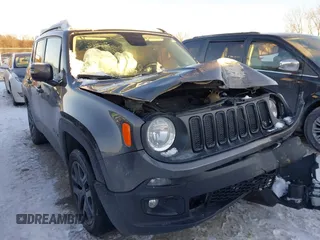 2016 Jeep Renegade Latitude with VIN ZACCJBBT6GPD80057, listed as a IAAI auction lot 41268210 with 95,618 mi miles. Bid and sale history available at carsss.com. Image 1.