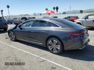 2023 Mercedes-Benz EQS with VIN W1KCG2DB2PA023497, listed as a Copart auction lot 61127224 with 0 mi miles and Salvage Title. Bid and sale history available at carsss.com. Image 2.