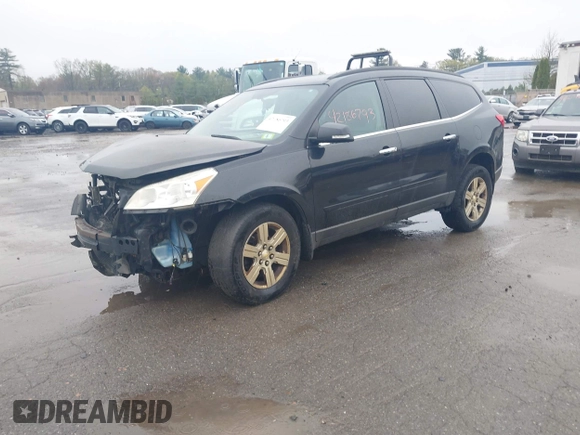 2011 Chevrolet Traverse 1LT with VIN 1GNKVGED9BJ164415, listed as a IAAI auction lot 42186793 with 186,769 mi miles and . Bid and sale history available at DreamBid. Image 2.