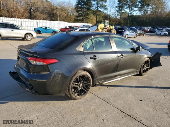 2021 Toyota Corolla SE with VIN 5YFS4MCE4MP087313, listed as a Copart auction lot 41462355 with 52,462 mi miles and Salvage Title. Bid and sale history available at carsss.com. Image 3.