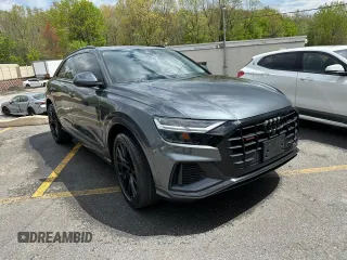 2021 Audi Q8 Premium Plus z VIN WA1EVAF17MD034670, wystawiony jako Copart lot #56331855 z przebiegiem 79 150 mil mil oraz Tytuł czysty. Historia ofert i sprzedaży dostępna na DreamBid. Obrazek 4.