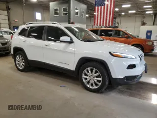 2017 Jeep Cherokee Limited with VIN 1C4PJMDS7HW658860, listed as a Copart auction lot 48559645 with 129,861 mi miles and Salvage Title. Bid and sale history available at carsss.com. Image 4.