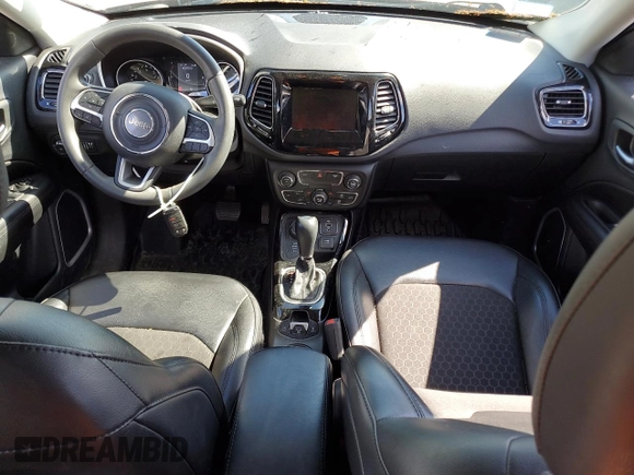 2021 Jeep Compass Altitude with VIN 3C4NJDBB8MT557658, listed as a Copart auction lot 55430545 with 53,691 mi miles and Salvage title. Bid and sale history available at DreamBid. Image 8.