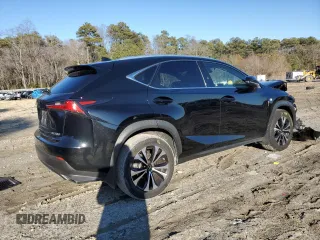 2018 Lexus NX with VIN JTJBARBZ0J2151803, listed as a Copart auction lot 43725645 with 141,170 mi miles and Salvage Title. Bid and sale history available at carsss.com. Image 3.