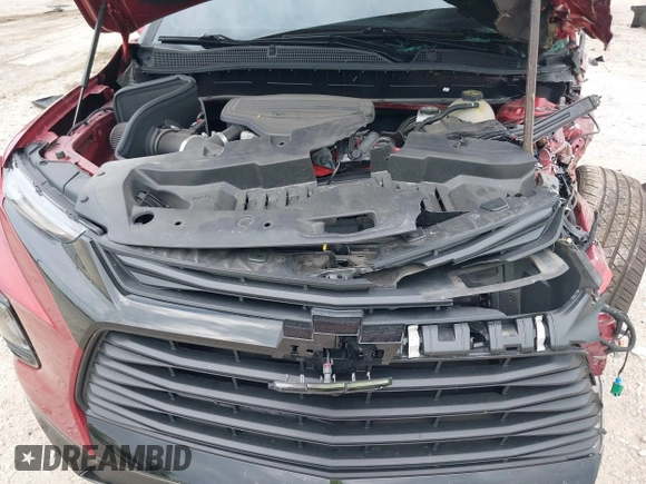 2021 Chevrolet Blazer RS with VIN 3GNKBKRS4MS570818, listed as a IAAI auction lot 42511827 with 28,519 mi miles and . Bid and sale history available at DreamBid. Image 10.