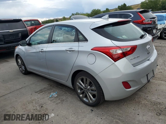 2016 Hyundai Elantra GT with VIN KMHD35LH2GU337016, listed as a Copart auction lot 71303524 with 28,326 mi miles and Salvage Title. Bid and sale history available at carsss.com. Image 2.