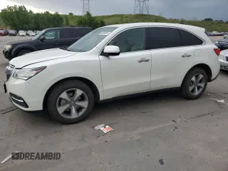 2016 Acura MDX with VIN 5FRYD4H23GB009726, listed as a Copart auction lot 60989595 with 83,093 mi miles and Salvage title. Bid and sale history available at DreamBid. Image 1.