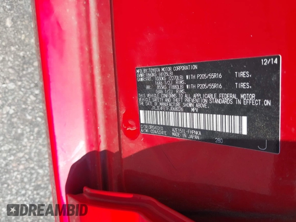 2015 Scion xB with VIN JTLZE4FE1FJ068026, listed as a IAAI auction lot 42041590 with 120,686 mi miles. Bid and sale history available at carsss.com. Image 9.
