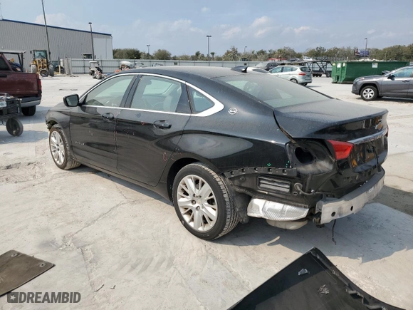 2018 Chevrolet Impala LS with VIN 2G11X5SAXJ9141855, listed as a Copart auction lot 44892675 with 84,644 mi miles and Salvage Title. Bid and sale history available at carsss.com. Image 2.