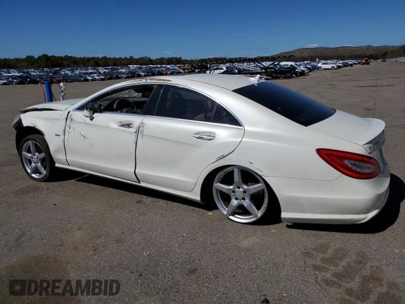 2012 Mercedes-Benz CLS 550 with VIN WDDLJ7DB0CA051341, listed as a Copart auction lot 50419345 with 202,096 mi miles and Non repairable. Bid and sale history available at DreamBid. Image 2.