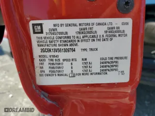 2006 Chevrolet Silverado 1500 LS with VIN 2GCEK13V561309764, listed as a Copart auction lot 50025795 with 215,769 mi miles and Salvage Title. Bid and sale history available at carsss.com. Image 12.