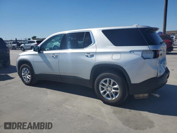 2021 Chevrolet Traverse LS with VIN 1GNERFKW8MJ193604, listed as a Copart auction lot 77136114 with 61,366 mi miles and Salvage Title. Bid and sale history available at carsss.com. Image 2.