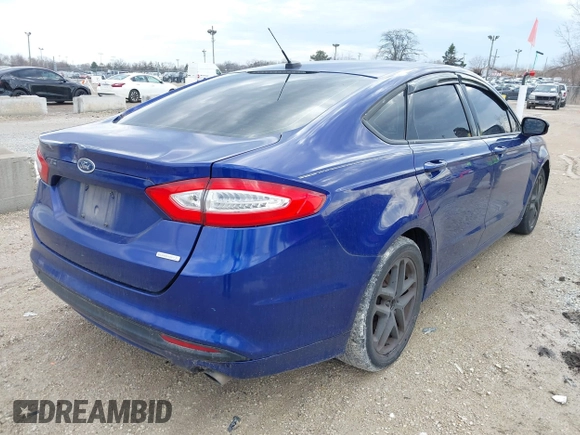 2013 Ford Fusion SE with VIN 3FA6P0HR7DR123413, listed as a IAAI auction lot 41896303 with 120,288 mi miles. Bid and sale history available at carsss.com. Image 4.