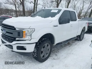 2020 Ford F-150 XL with VIN 1FTFX1E5XLKE18638, listed as a IAAI auction lot 41281632 with 102,146 mi miles. Bid and sale history available at carsss.com. Image 2.