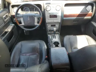 2007 Lincoln MKZ with VIN 3LNHM26TX7R614418, listed as a Copart auction lot 55145445 with 198,915 mi miles and Salvage Title. Bid and sale history available at carsss.com. Image 8.