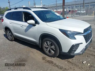2024 Subaru Ascent Premium z VIN 4S4WMAED3R3420312, wystawiony jako IAAI lot #42108263 z przebiegiem 8 504 mil mil oraz . Historia ofert i sprzedaży dostępna na DreamBid. Obrazek 1.