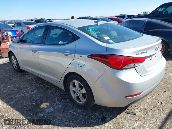 2015 Hyundai Elantra SE z VIN 5NPDH4AE9FH562261, wystawiony jako IAAI lot #41710313 z przebiegiem 74 824 mil mil oraz . Historia ofert i sprzedaży dostępna na DreamBid. Obrazek 3.