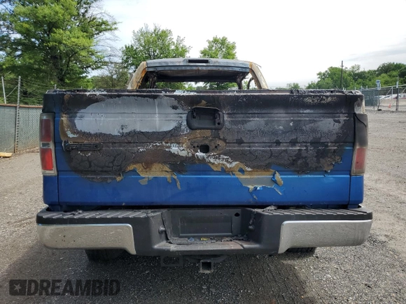2010 Ford F-150 XL with VIN 1FTEX1EW8AFC27147, listed as a Copart auction lot 63457625 with Not provided miles and Salvage title. Bid and sale history available at DreamBid. Image 6.