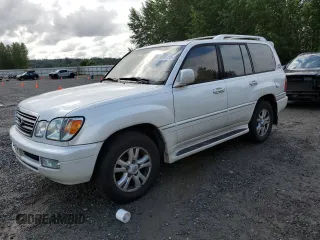 2003 Lexus LX 470 z VIN JTJHT00W433528655, wystawiony jako Copart lot #58097115 z przebiegiem 240 275 mil mil oraz Tytuł czysty. Historia ofert i sprzedaży dostępna na DreamBid. Obrazek 1.