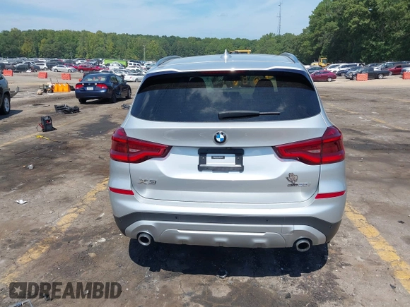 2020 BMW X3 sDrive30i with VIN 5UXTY3C05L9C73732, listed as a IAAI auction lot 40252791 with 77,176 mi miles. Bid and sale history available at carsss.com. Image 16.