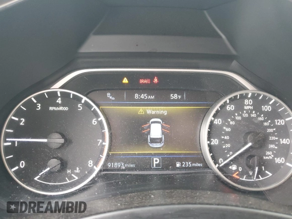 2017 Nissan Murano SL z VIN 5N1AZ2MHXHN199624, wystawiony jako Copart lot #54608845 z przebiegiem 91 893 mil mil oraz Szkoda całkowita • Salvage title. Historia ofert i sprzedaży dostępna na DreamBid. Obrazek 9.