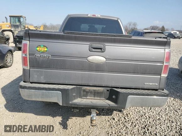 2011 Ford F-150 XL with VIN 1FTFX1EF2BKE14834, listed as a Copart auction lot 48475295 with 151,024 mi miles and Salvage Title. Bid and sale history available at carsss.com. Image 6.