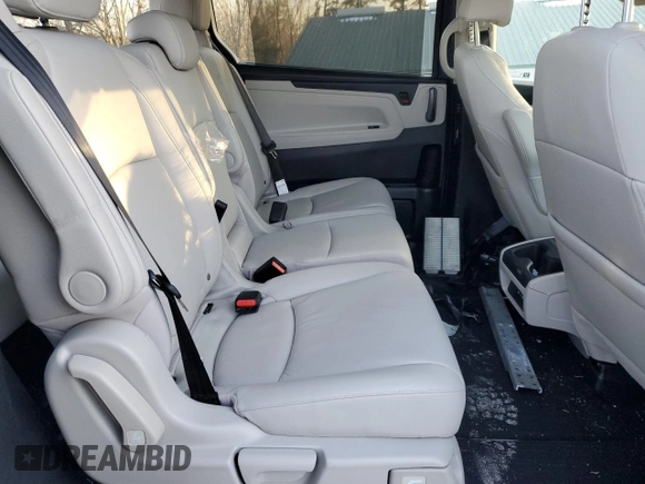 2025 Honda Odyssey EX-L with VIN 5FNRL6H69SB002182, listed as a Copart auction lot 44085465 with Not Provided miles and Salvage Title. Bid and sale history available at carsss.com. Image 11.