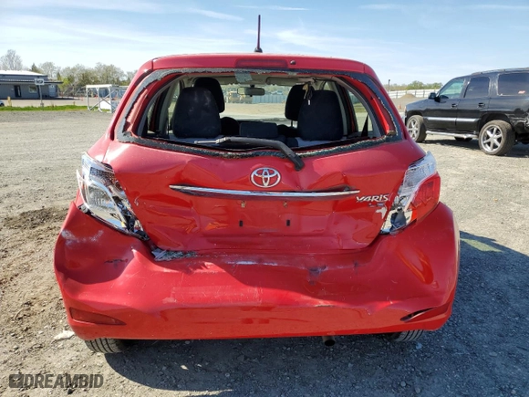 2013 Toyota Yaris L with VIN JTDKTUD37DD544151, listed as a Copart auction lot 50657205 with 295,131 mi miles and Salvage Title. Bid and sale history available at carsss.com. Image 6.