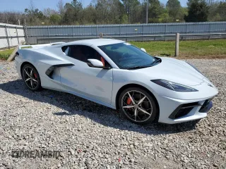 2021 Chevrolet Corvette 1LT with VIN 1G1YA2D47M5106990, listed as a Copart auction lot 46452494 with 12,665 mi miles and Salvage Title. Bid and sale history available at carsss.com. Image 4.