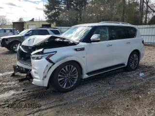 2018 Infiniti QX80 with VIN JN8AZ2NE1J9192458, listed as a Copart auction lot 47945085 with 179,478 mi miles and Clean Title. Bid and sale history available at carsss.com. Image 1.