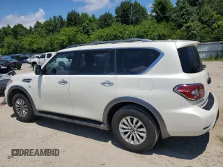 2020 Nissan Armada SL with VIN JN8AY2NDXLX016355, listed as a Copart auction lot 58018284 with 122,370 mi miles and Salvage Title. Bid and sale history available at carsss.com. Image 2.