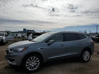 2018 Buick Enclave Premium with VIN 5GAEVBKW9JJ120459, listed as a Copart auction lot 46431515 with 105,005 mi miles and Salvage Title. Bid and sale history available at carsss.com. Image 1.