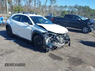 2022 Lexus UX with VIN JTHX3JBH1N2048924, listed as a IAAI auction lot 41227108 with 18,474 mi miles. Bid and sale history available at carsss.com. Image 1.