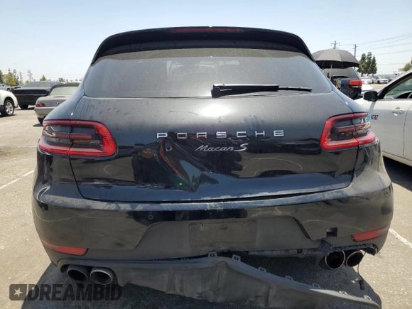 2018 Porsche Macan S with VIN WP1AB2A52JLB37802, listed as a Copart auction lot 62017455 with 79,489 mi miles and Salvage title. Bid and sale history available at DreamBid. Image 6.