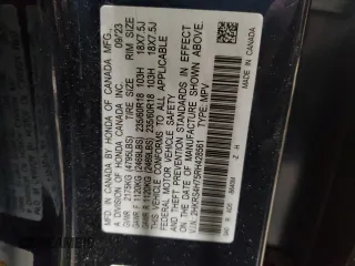 2024 Honda CR-V EX-L with VIN 2HKRS4H75RH428561, listed as a Copart auction lot 42226295 with 4,861 mi miles and Salvage Title. Bid and sale history available at carsss.com. Image 15.