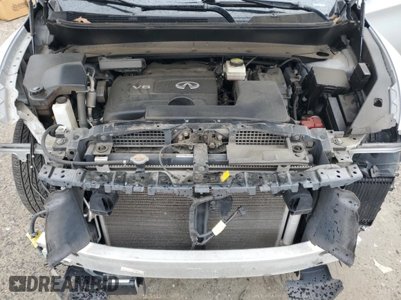2019 Infiniti QX60 Luxe with VIN 5N1DL0MN3KC550028, listed as a Copart auction lot 58344085 with 84,052 mi miles and Salvage title. Bid and sale history available at DreamBid. Image 12.