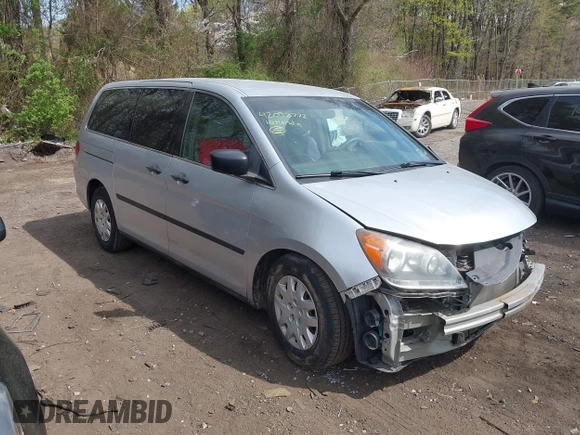 2010 Honda Odyssey LX with VIN 5FNRL3H2XAB036366, listed as a IAAI auction lot 42098772 with 72,339 mi miles and . Bid and sale history available at DreamBid. Image 1.