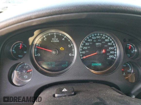 2012 Chevrolet Suburban LTZ with VIN 1GNSKKE71CR310010, listed as a Copart auction lot 48943445 with 311,512 mi miles and Clean title. Bid and sale history available at DreamBid. Image 9.