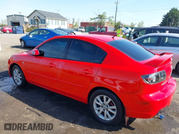 2008 Mazda 3 i Touring with VIN JM1BK12G081873689, listed as a IAAI auction lot 42066023 with 209,280 mi miles and . Bid and sale history available at carsss.com. Image 3.