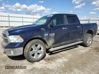 2013 Ram 1500 Big Horn with VIN 1C6RR7LT1DS570621, listed as a Copart auction lot 54243055 with 334,299 mi miles and Salvage title. Bid and sale history available at DreamBid. Image 1.