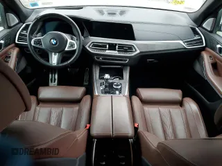 2020 BMW X5 M50i with VIN 5UXJU4C02LLE45422, listed as a Copart auction lot 44119775 with 60,241 mi miles and Salvage Title. Bid and sale history available at DreamBid. Image 8.