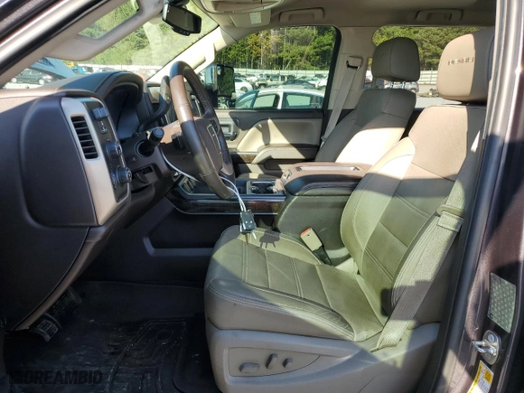 2015 GMC Sierra 3500HD Denali with VIN 1GT424E86FF533171, listed as a Copart auction lot 74837874 with 128,234 mi miles and Salvage Title. Bid and sale history available at carsss.com. Image 7.