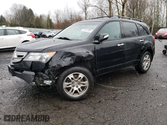 2008 Acura MDX with VIN 2HNYD28228H507332, listed as a Copart auction lot 41341965 with 221,947 mi miles and Salvage Title. Bid and sale history available at DreamBid. Image 1.